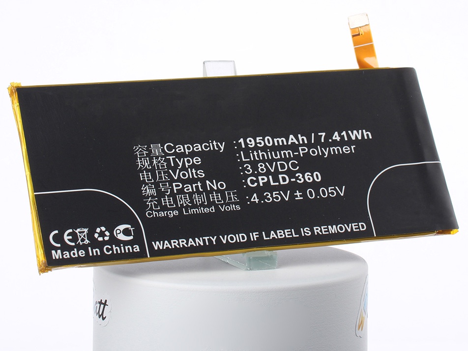 фото Аккумуляторная батарея iBatt iB-Coolpad-ivvi-M1658 1950mAh.