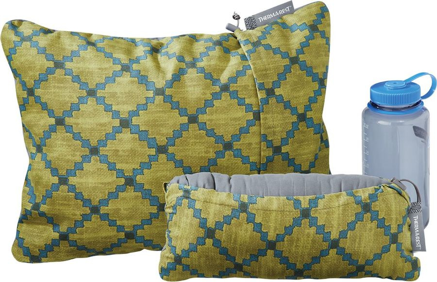 фото Подушка Therm-a-Rest Compressible Pillow Small, 10766, зеленый, голубой, 41 х 30 см