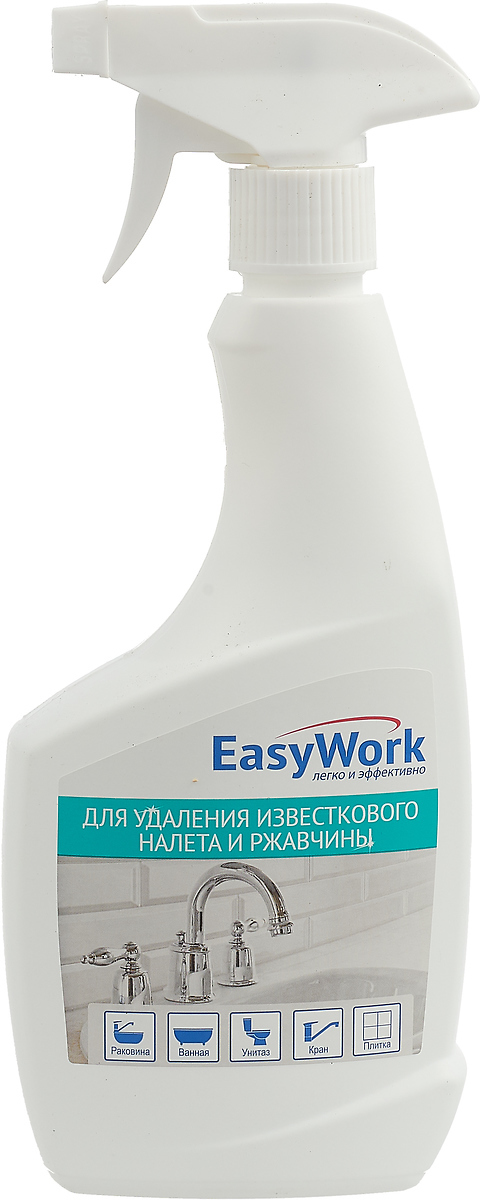 фото Специальное чистящее средство EasyWork для удаления известкового налета и ржавчины, 305402, 500 мл