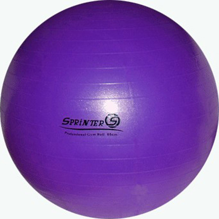 Мяч для фитнеса Sprinter Anti-Burst Gym Ball, 07394, фиолетовый, 65 см