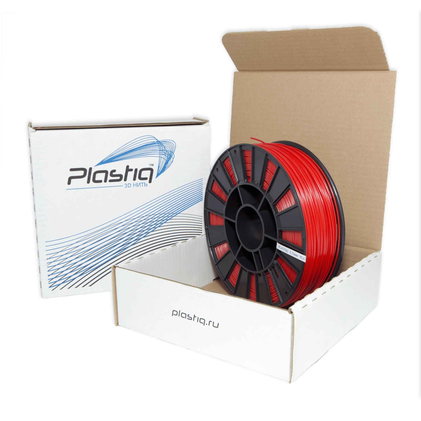 фото Пластик для 3D принтера Plastiq pqP900red, красный