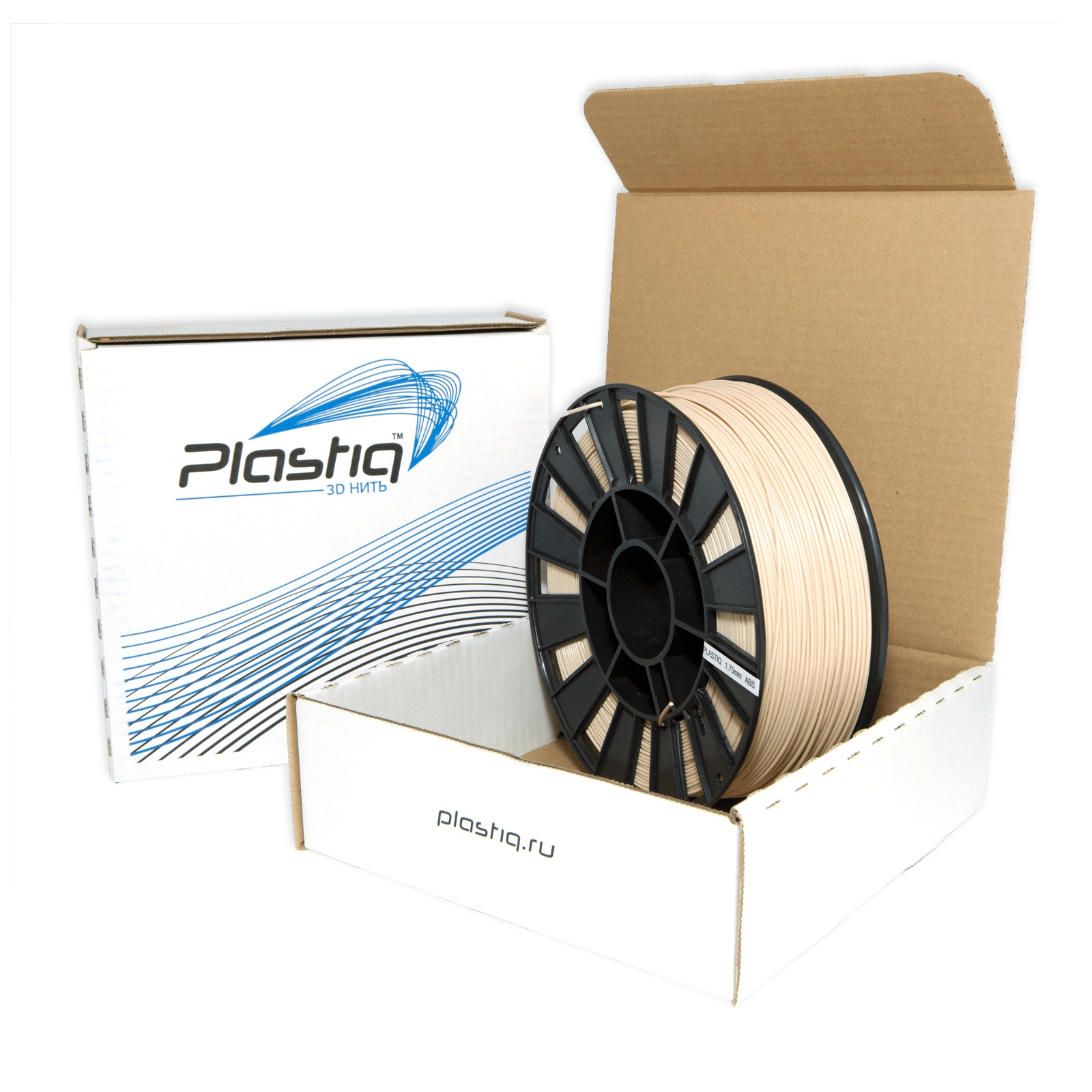 фото Пластик для 3D принтера Plastiq pqA800beige, бежевый