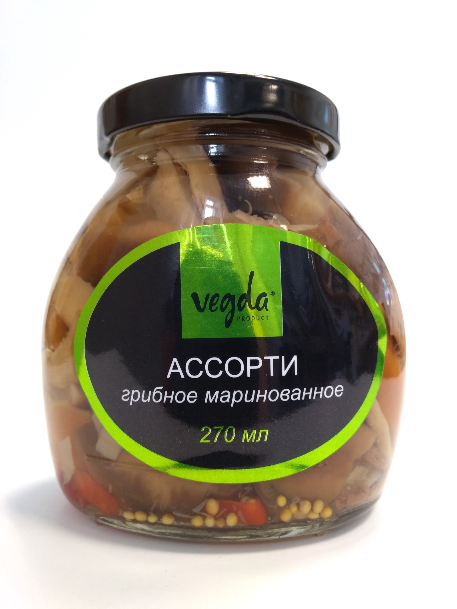 фото Грибные консервы Vegda Product ассорти грибное маринованное Стеклянная банка, 250