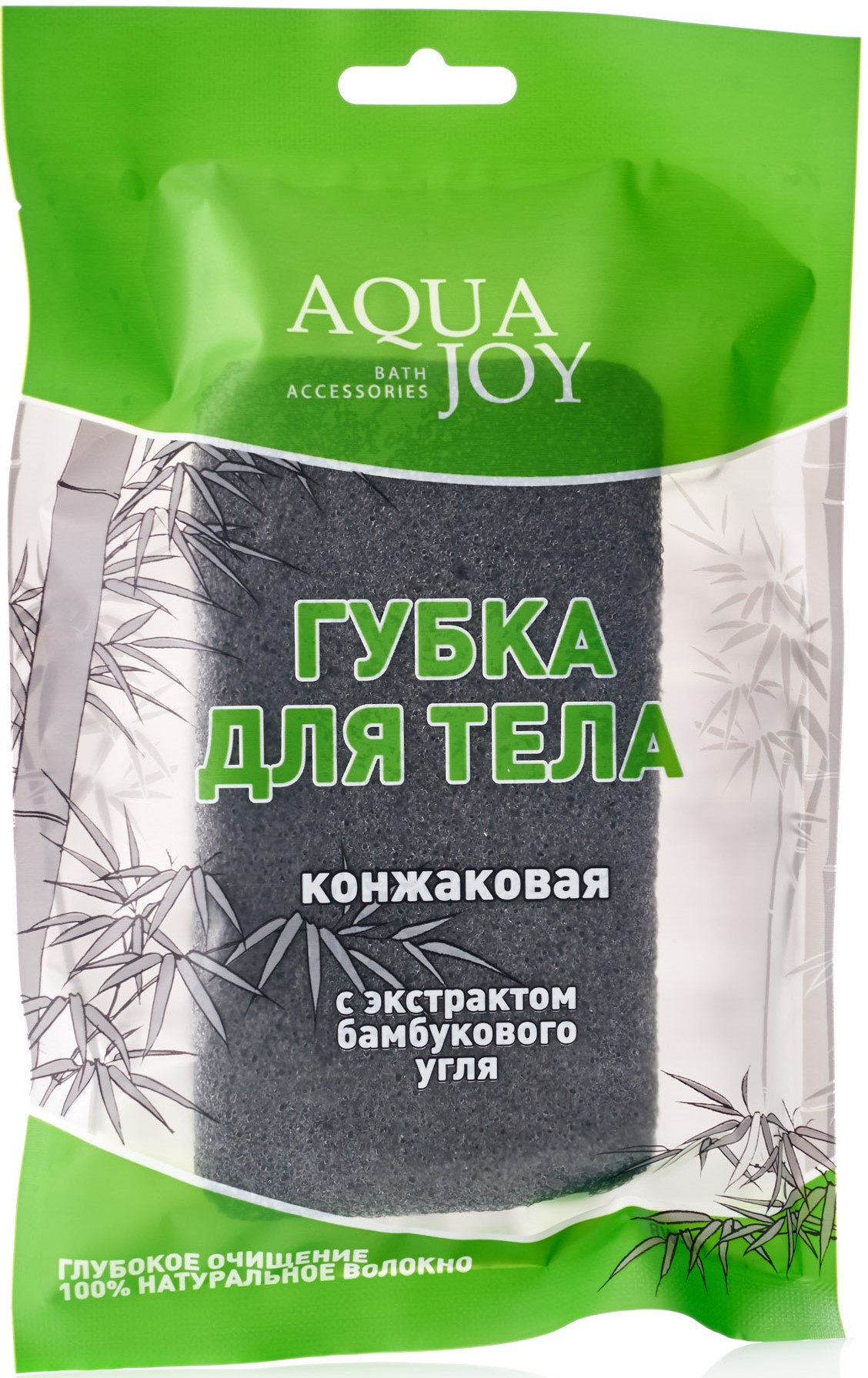 фото Косметическая губка Aqua Joy Прямоугольная конжак