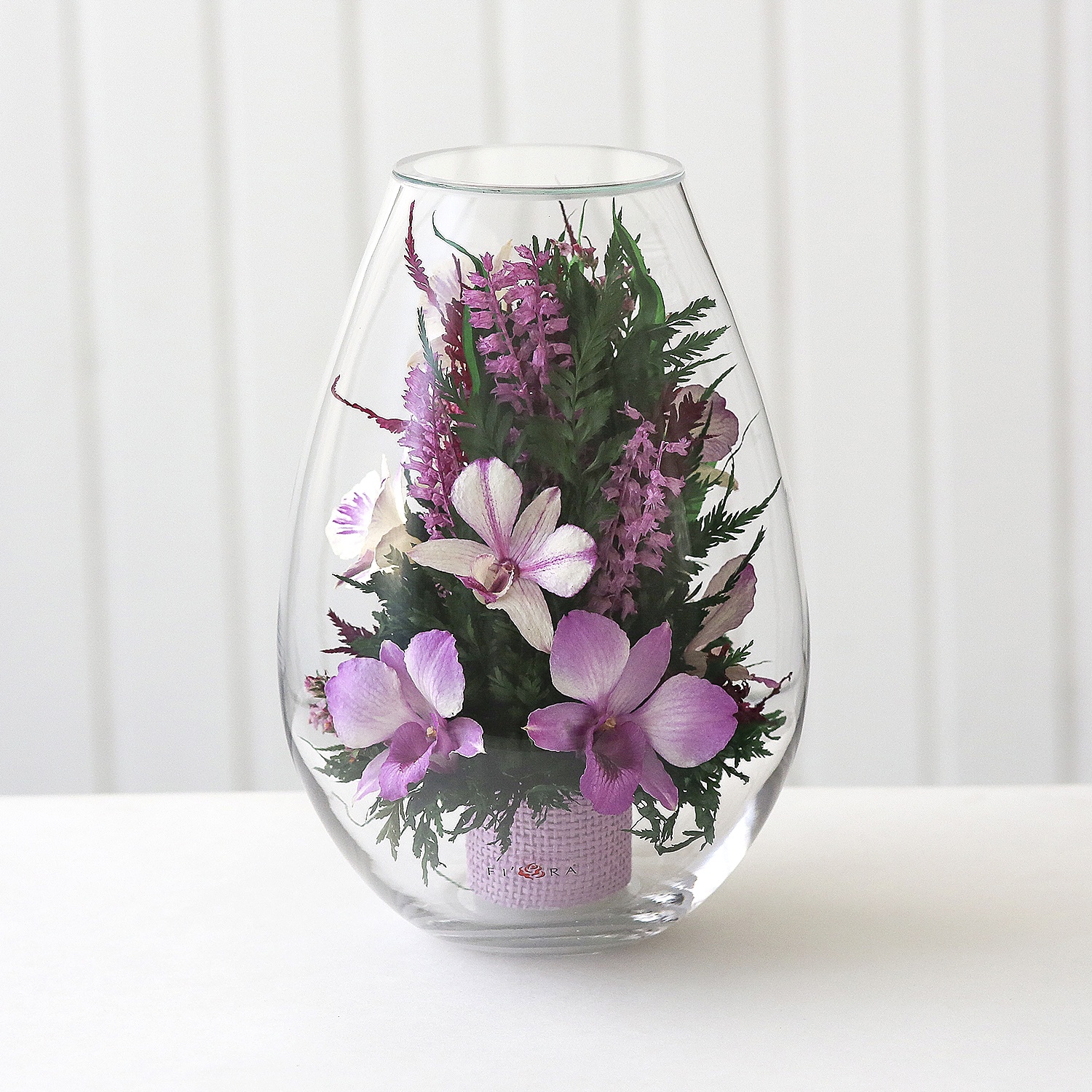 Живые цветы в стекле Fiora 44199