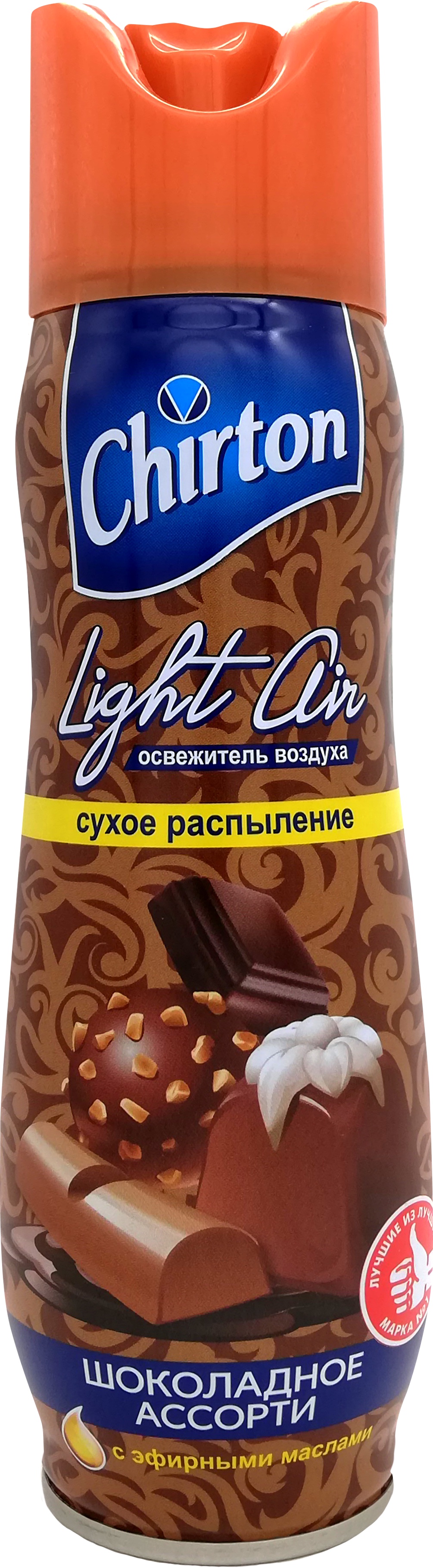 фото Освежитель воздуха CHIRTON Чиртон "Лайт Эйр" Шоколадное ассорти, коричневый