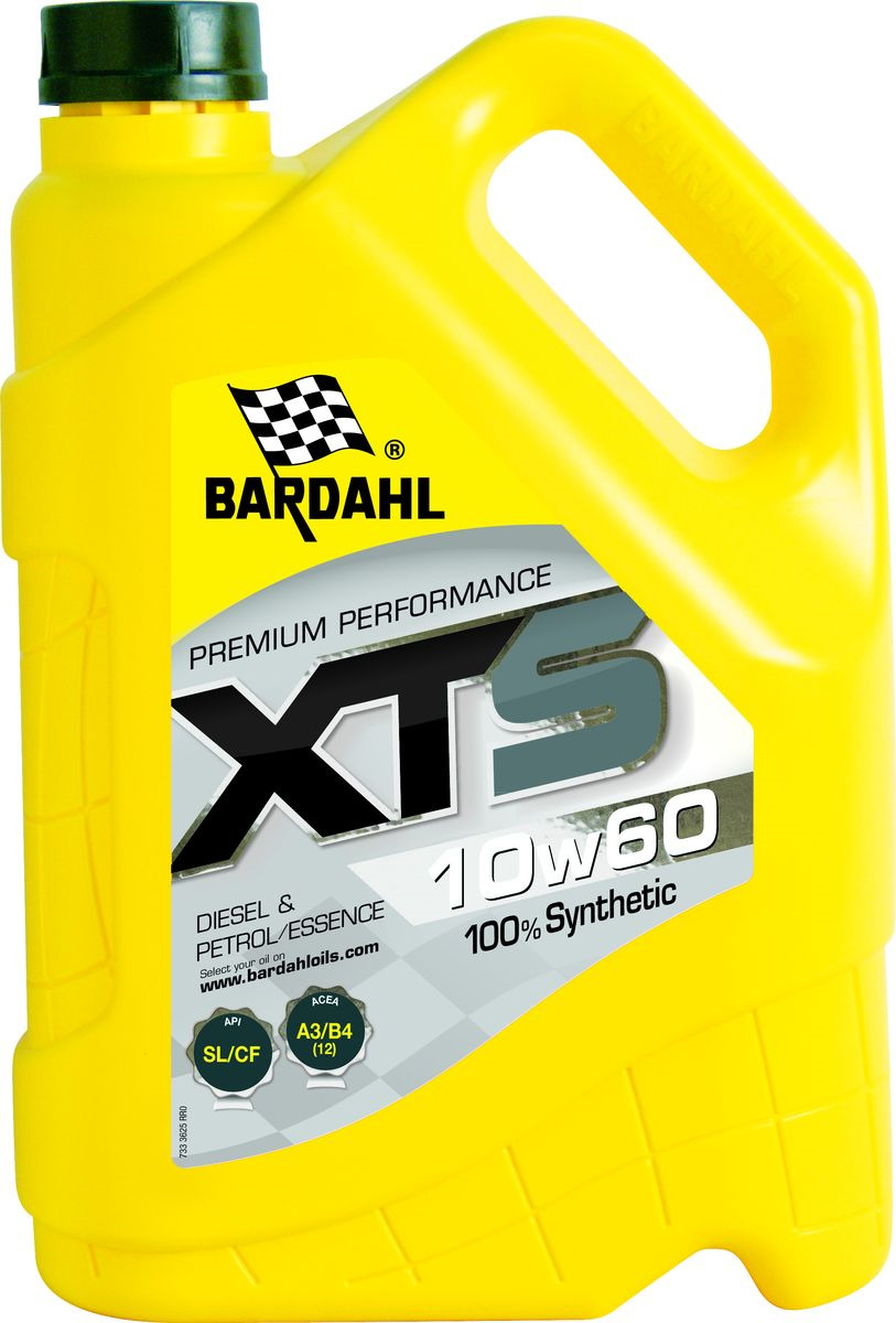 фото Моторное масло Bardahl XTS, синтетическое, 10W-60, SL/CF, 4 л