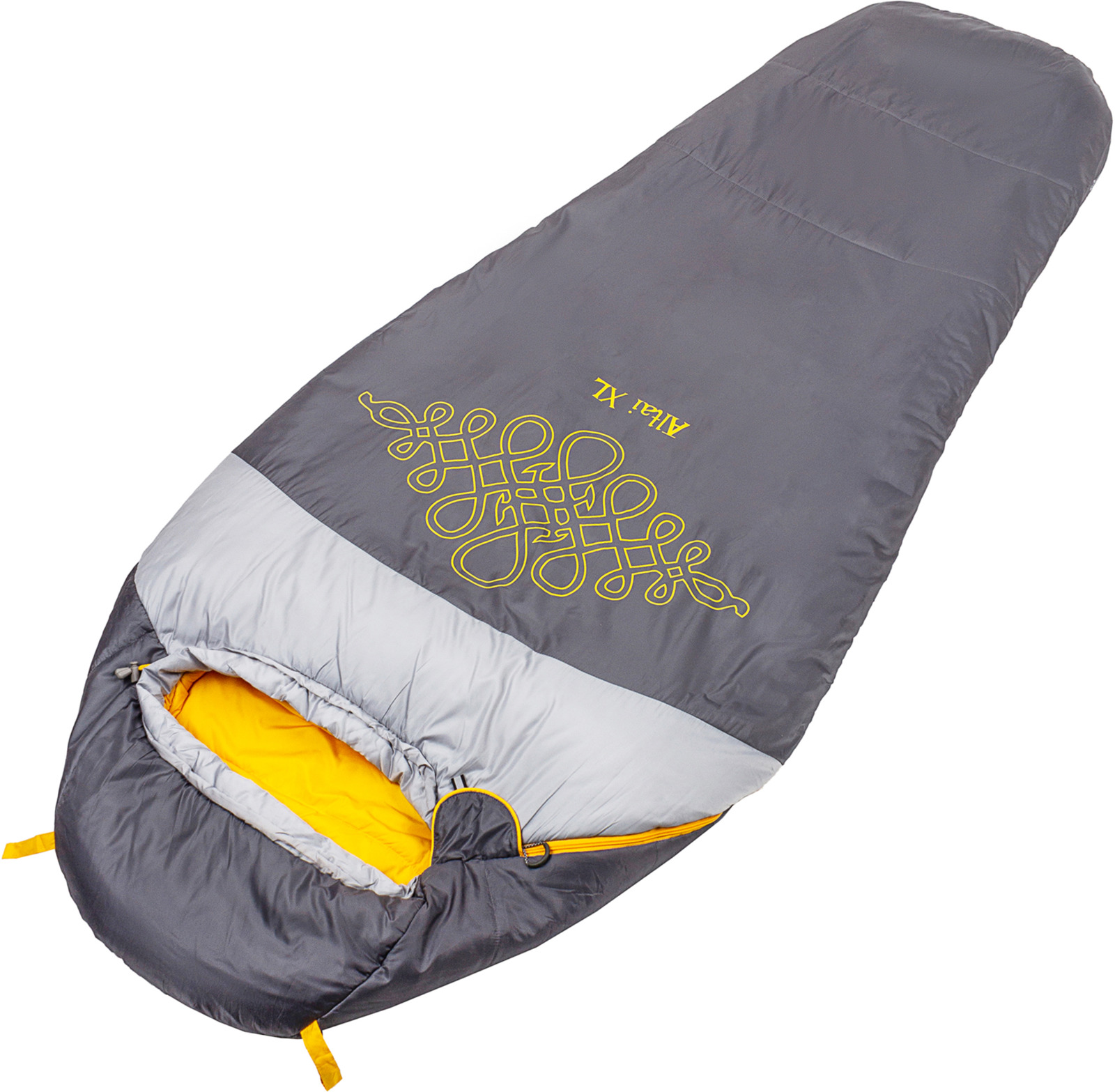 фото Спальный мешок Nova Tour Алтай -10 V3, правосторонняя молния, 96182, серый, размер XL (200 см)