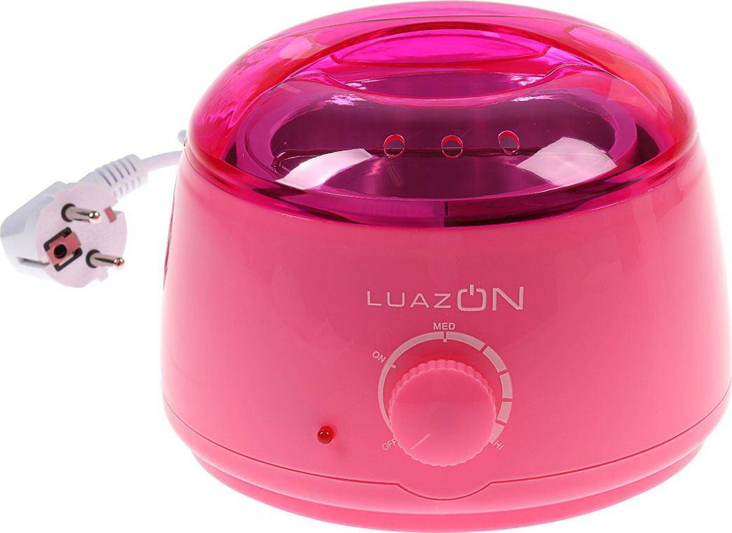 фото Воскоплав баночный электрический Luazon Home LVPL-01, 100 Вт, розовый, 400 г
