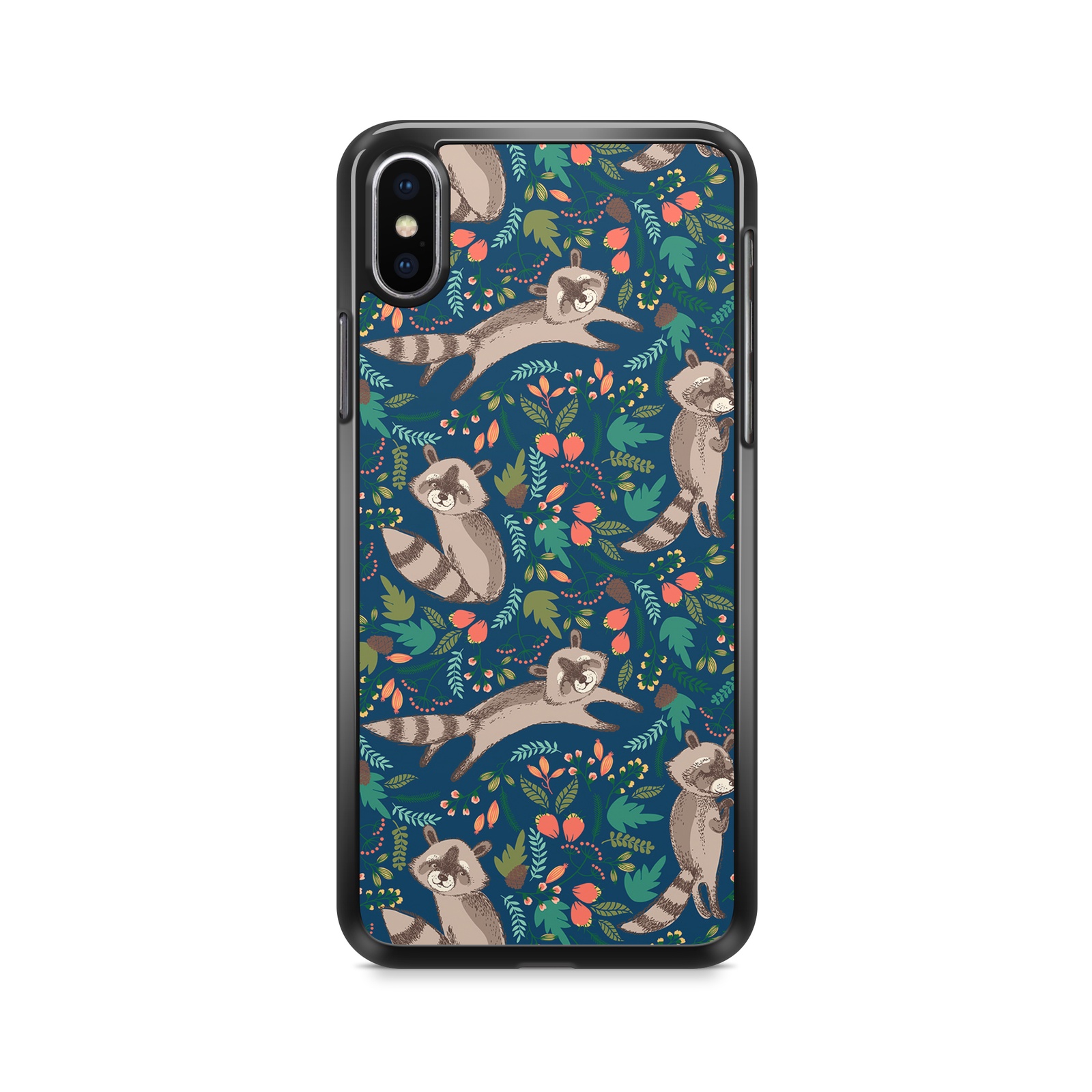 фото Чехол для сотового телефона Дайте две! "Енотик" для iPhone X/XS, IPX.CASE-13, разноцветный