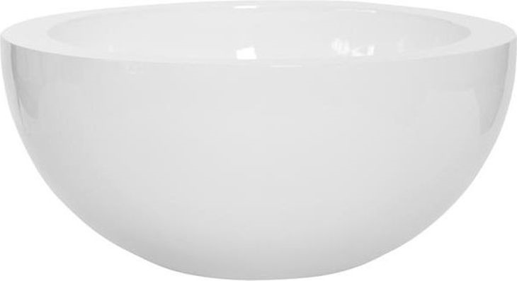Кашпо Pottery Pots Вики, E1305-S1-W, белый глянец, 38,5 х 38,5 х 18 см