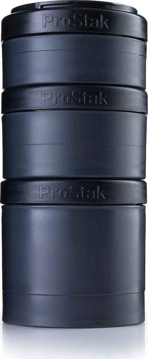 фото Набор спортивных контейнеров BlenderBottle ProStak Expansion Pak с таблетницей, BB-PREX-FBLK, черный, 4 предмета