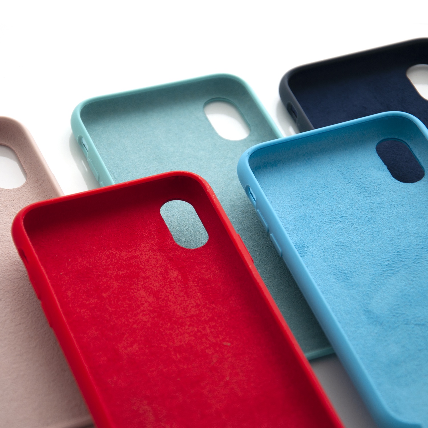 фото Чехол для сотового телефона Vili Клип-кейс Silicone case iPhone X, синий