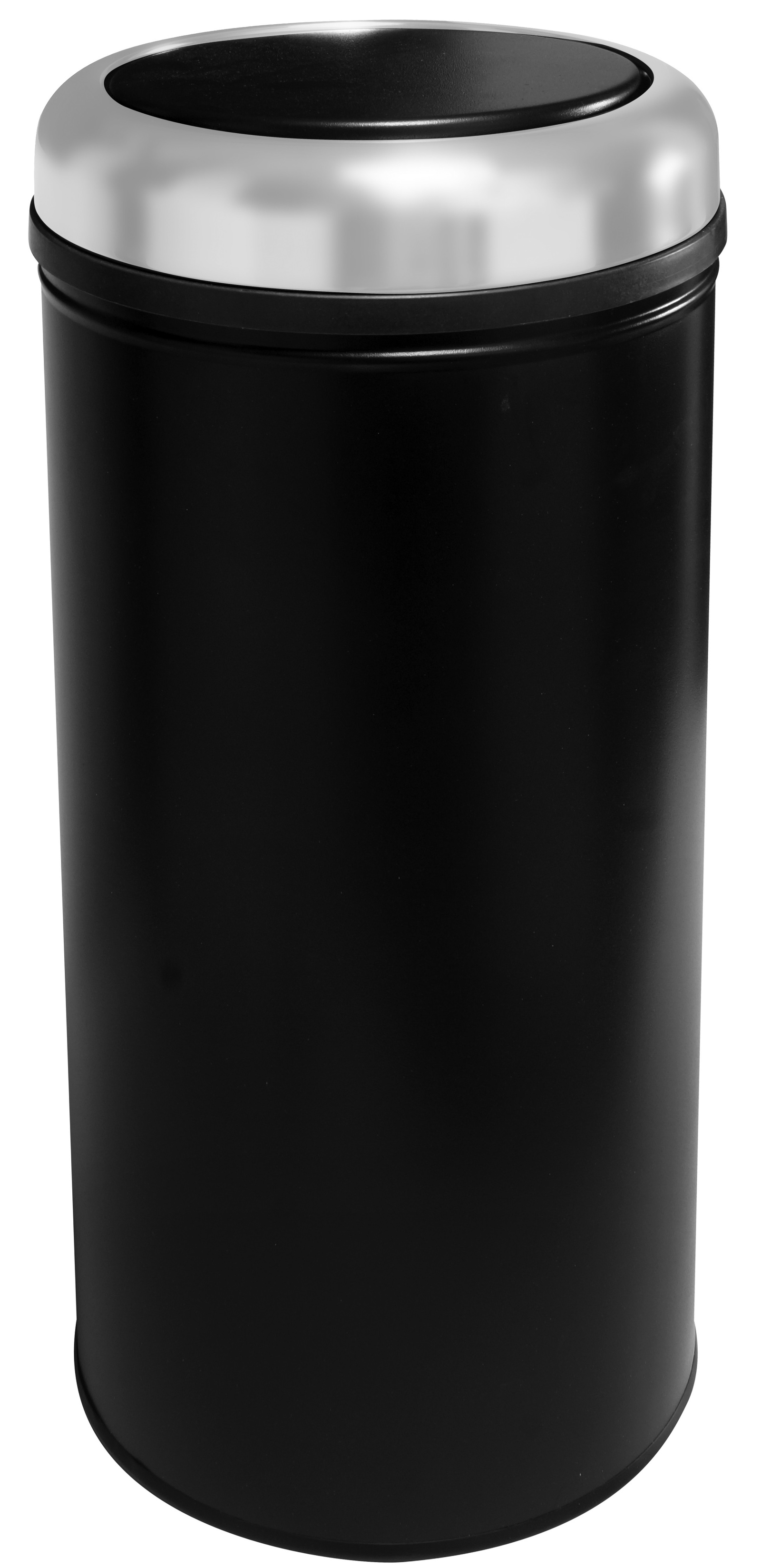 фото Мусорное ведро Efor Metal 807S, с вращающейся крышкой, 45 л, черный
