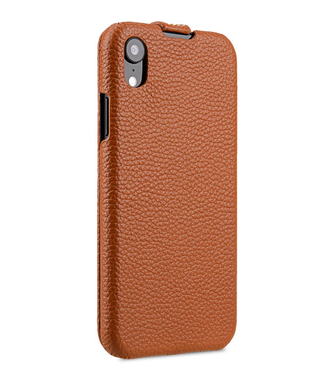 фото Чехол для сотового телефона Melkco Кожаный чехол флип для Apple iPhone XR - Jacka Type, оранжевый
