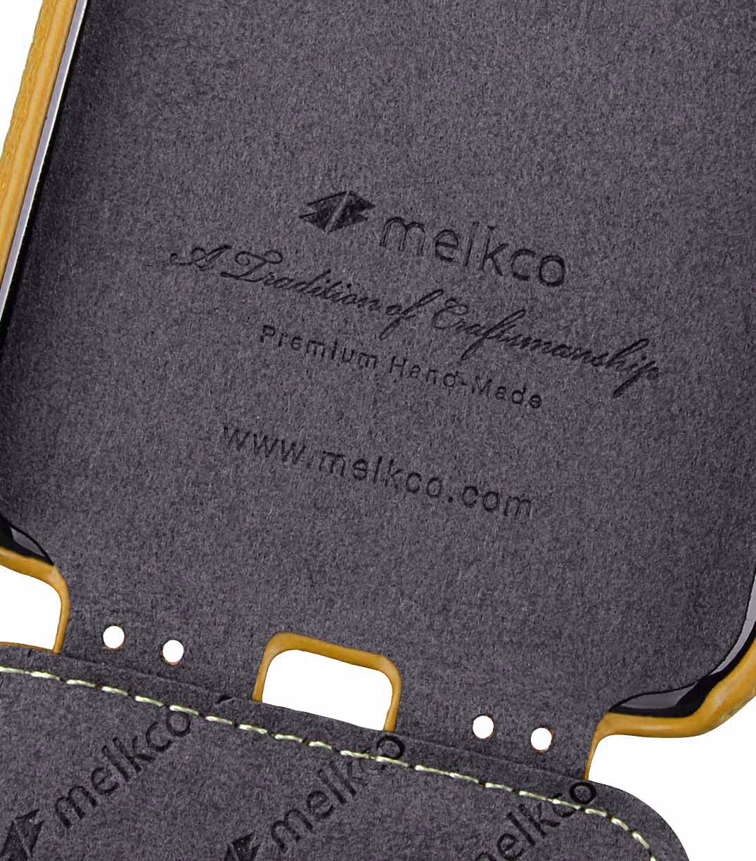фото Чехол для сотового телефона Melkco Кожаный чехол флип для Apple iPhone XR - Jacka Type, желтый