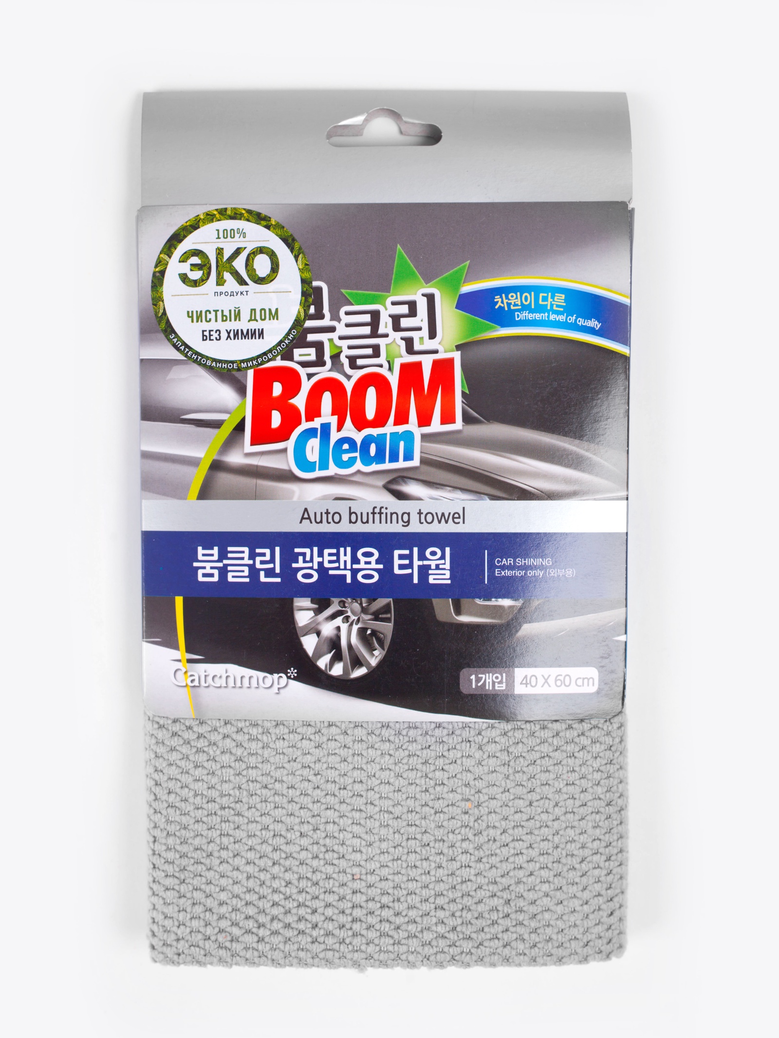 фото Салфетка автомобильная CATCHMOP Boom Clean, серый