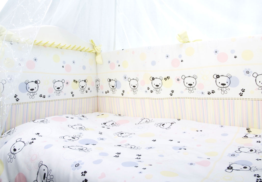 фото Комплект белья для новорожденных Сонный гномик Конфетти, белый