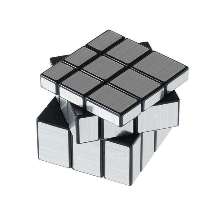 фото Головоломка YJ Зеркальный Кубик Рубика Mirror Cube silver серебристый