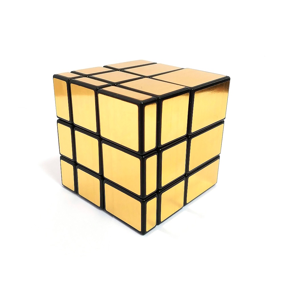 фото Головоломка YJ Зеркальный Кубик Рубика Mirror Cube gold золотой