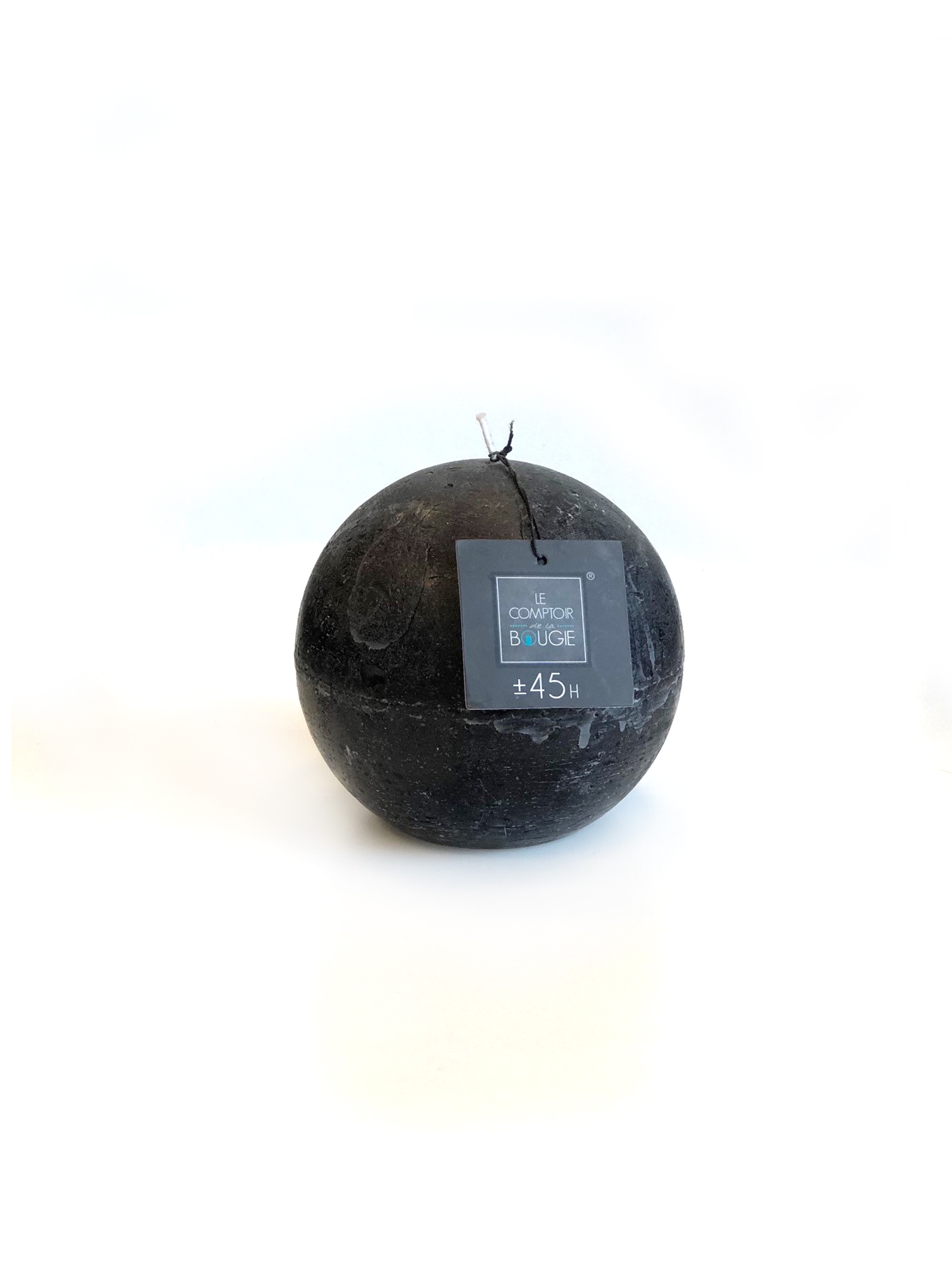 фото Свеча шарообразная (черная), 445 (гр). Arome enjoy