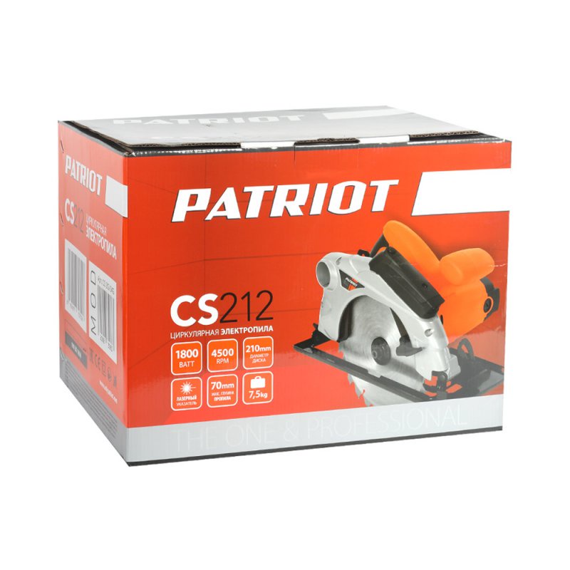 фото Пила дисковая PATRIOT CS 212