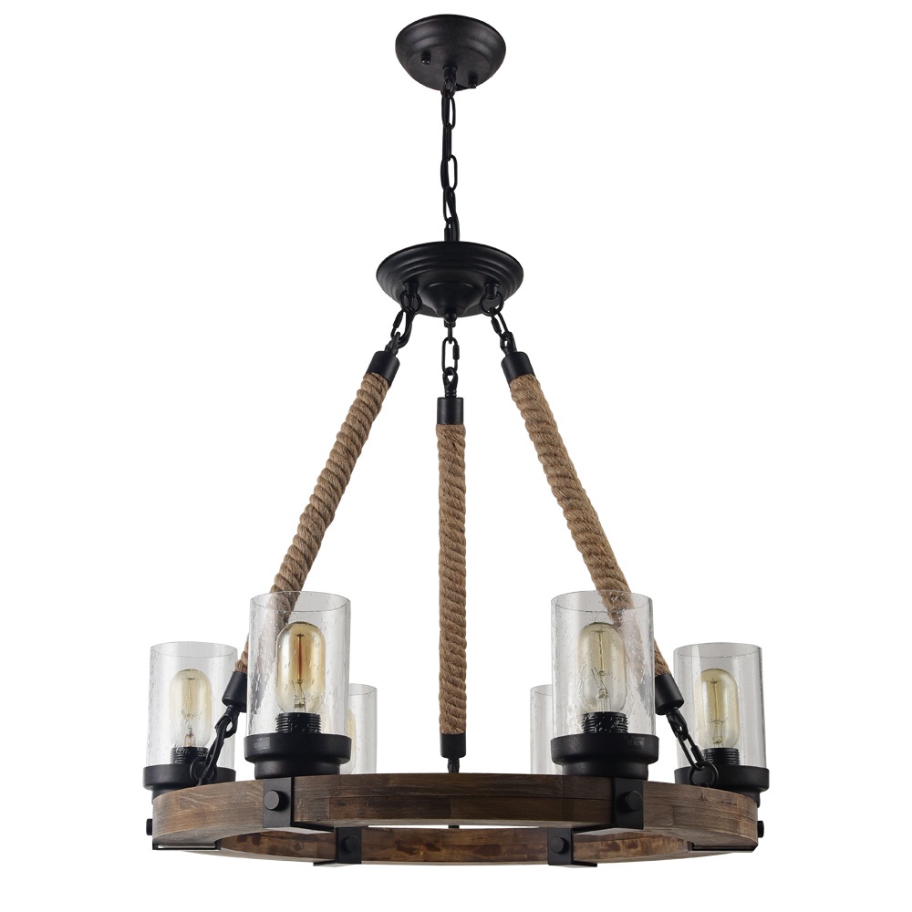 Подвесной светильник Arte Lamp A1693SP-6BR, коричневый