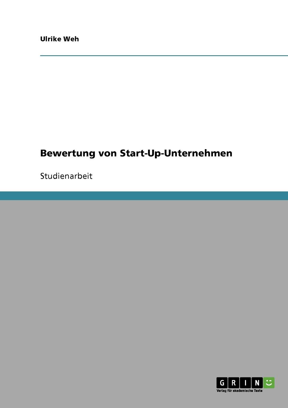 фото Bewertung von Start-Up-Unternehmen