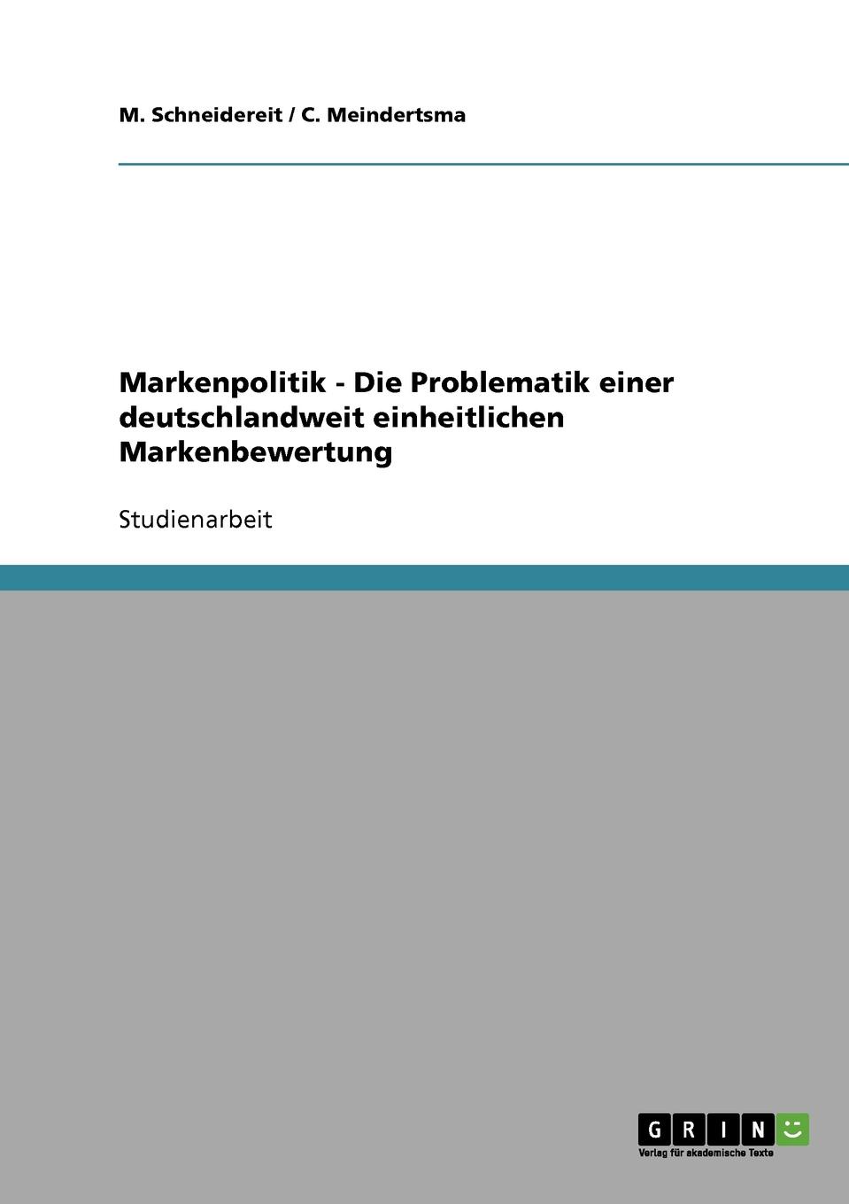 фото Markenpolitik - Die Problematik einer deutschlandweit einheitlichen Markenbewertung