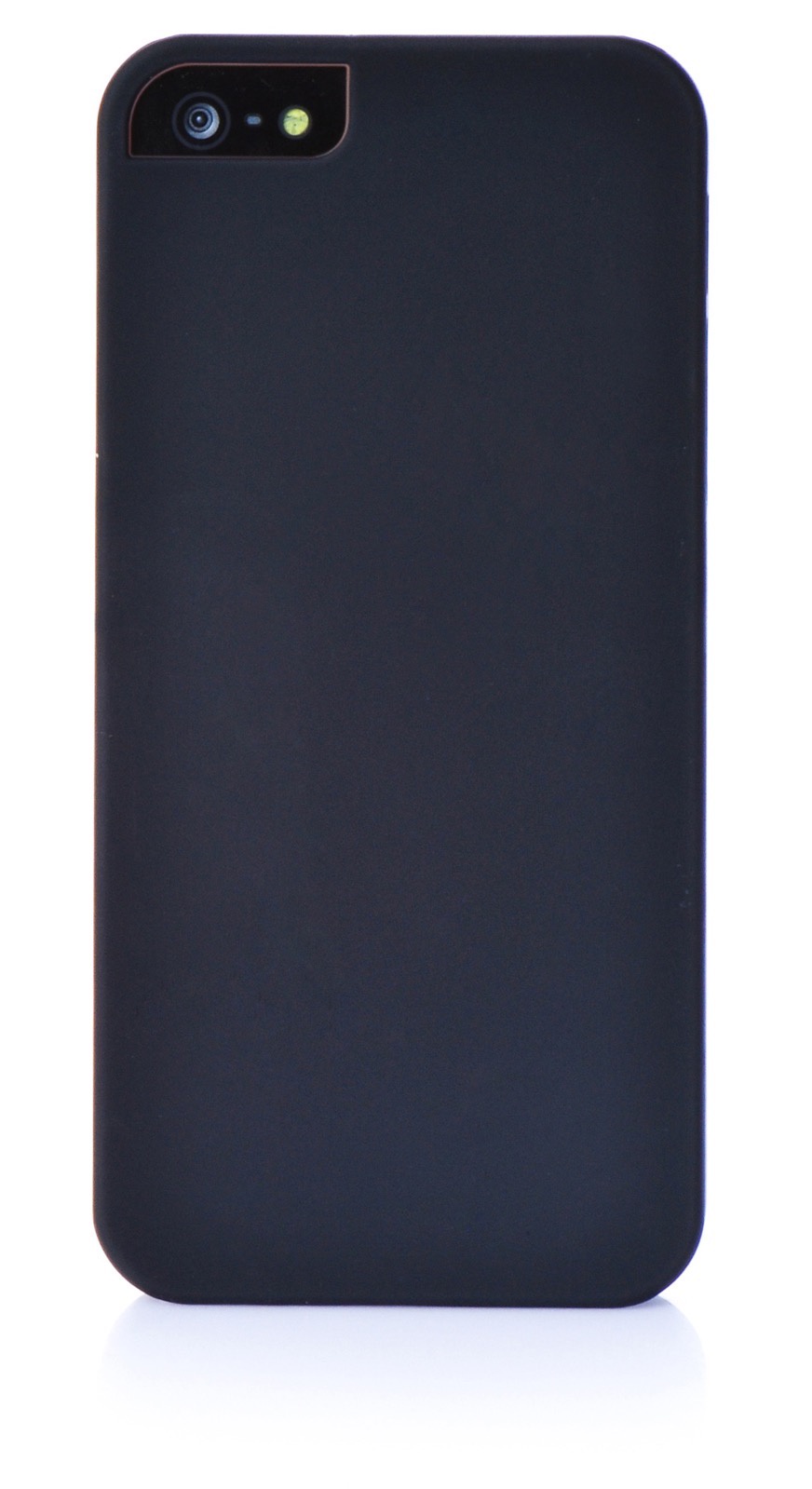 Чехол для сотового телефона iNeez накладка пластик полностью закрытый soft touch для Apple iPhone 5/5S/SE, черный