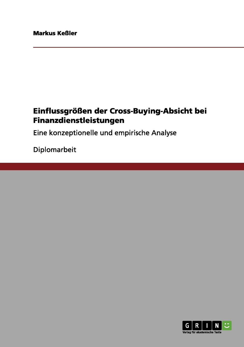 фото Einflussgrossen der Cross-Buying-Absicht bei Finanzdienstleistungen