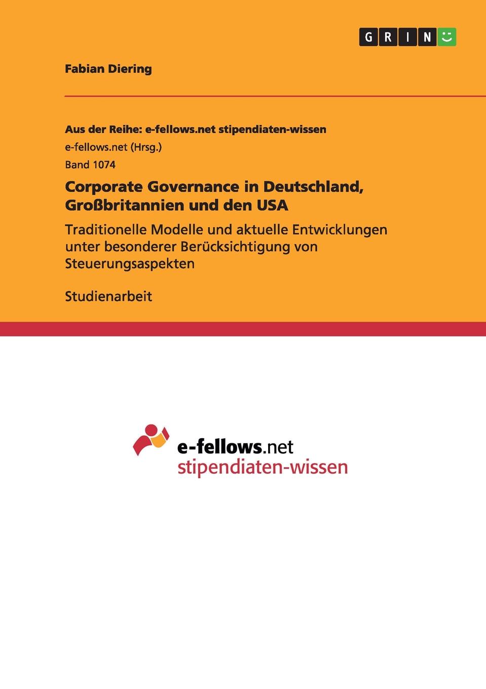 фото Corporate Governance in Deutschland, Grossbritannien und den USA