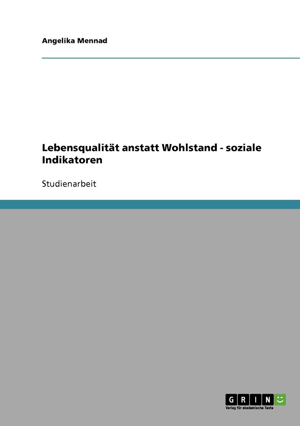 фото Lebensqualitat anstatt Wohlstand - soziale Indikatoren