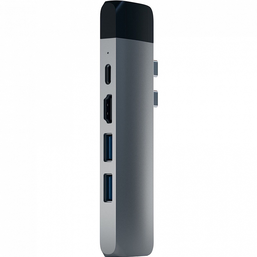 USB-концентратор SATECHI Aluminum Type-C Pro Hub Adapter With Ethernet для MacBook Pro,USB-C, ST-TCPHEM, серый USB-концентратор SATECHI Aluminum Type-C Pro Hub Adapter With Ethernet для MacBook Pro,USB-C, ST-TCPHEM, серый
