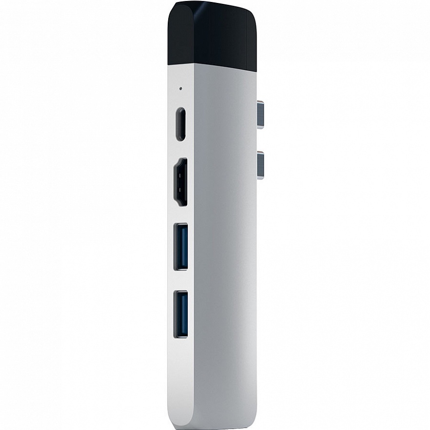 USB-концентратор SATECHI Aluminum Type-C Pro Hub Adapter With Ethernet для MacBook Pro, USB-C, ST-TCPHES, серебристый USB-концентратор SATECHI Aluminum Type-C Pro Hub Adapter With Ethernet для MacBook Pro, USB-C, ST-TCPHES, серебристый