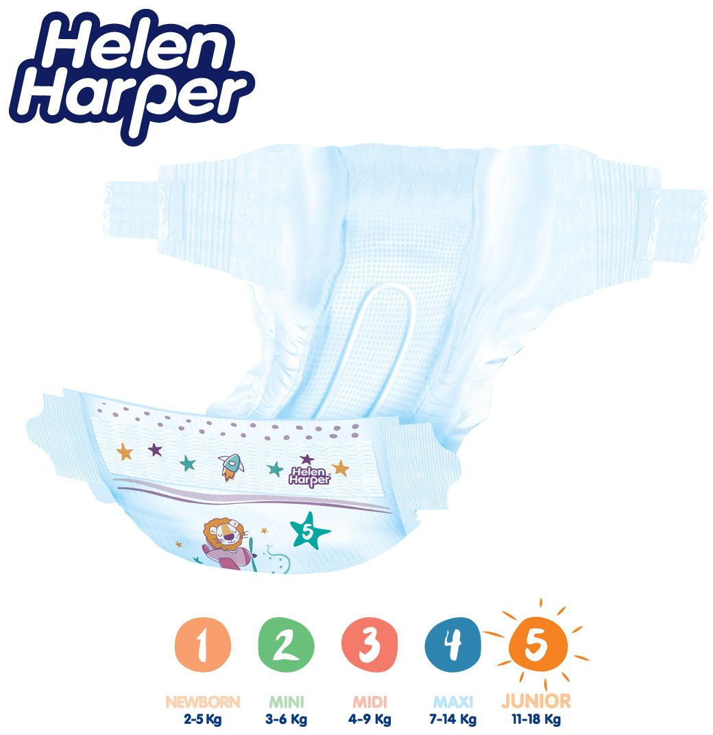 фото Helen Harper Подгузники Baby 11-18 кг (размер 5) 54 шт