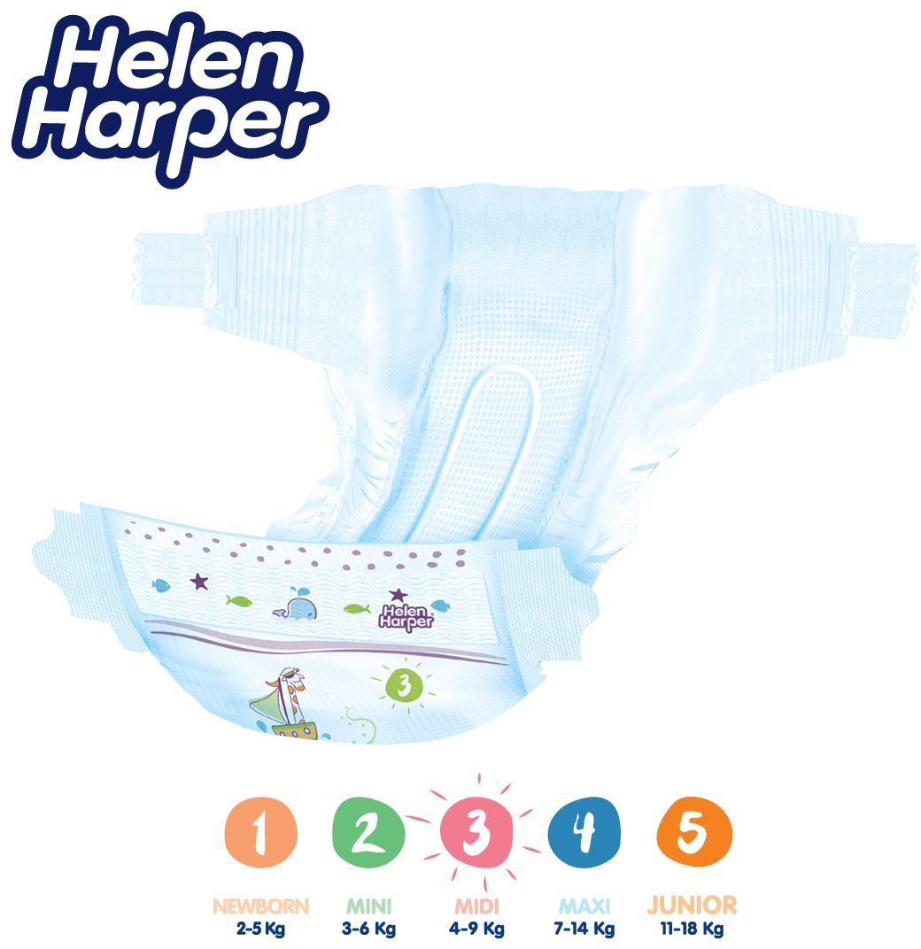 фото Helen Harper Подгузники Baby 4-9 кг (размер 3) 14 шт