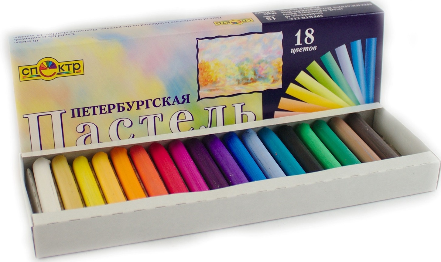 Пастель спектр Петербургская сухая 18цв 91с-401