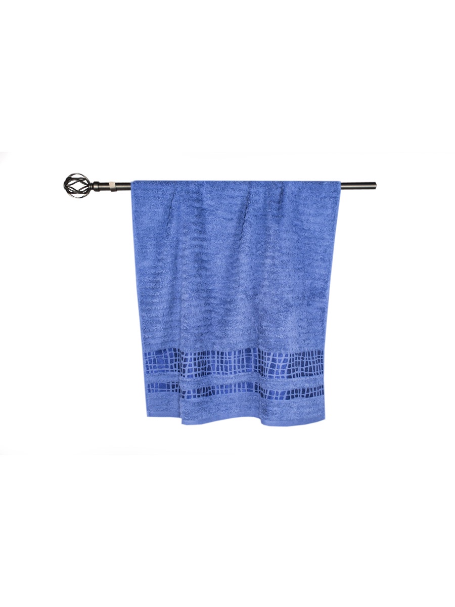 Полотенце банное Grand Stil Восторг, размер 68*135, GS-H27b, синий