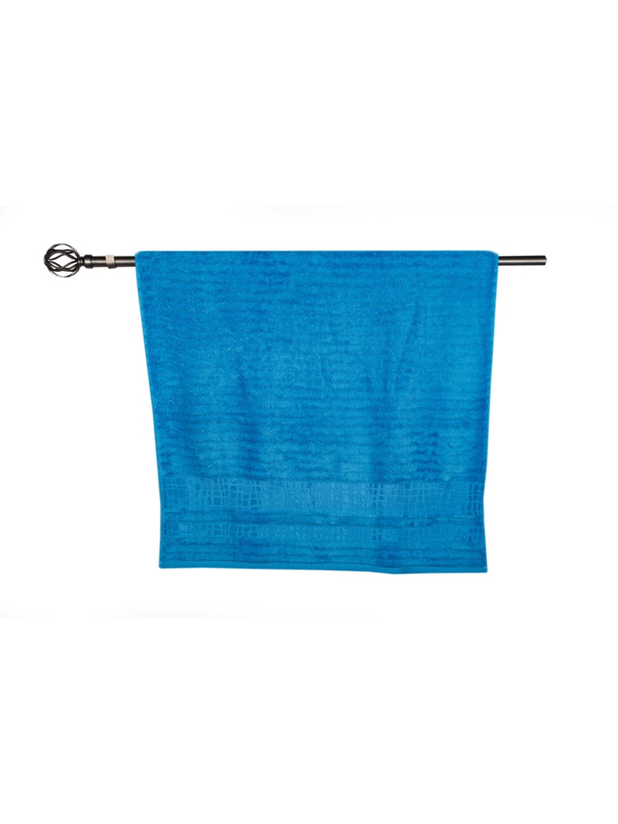 Полотенце банное Grand Stil Восторг, размер 68*135, GS-H27b, голубой