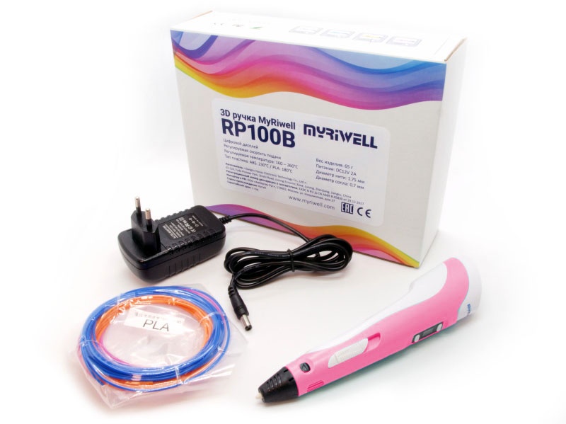 фото 3D ручка MyRiwell RP100B-Pink, розовый