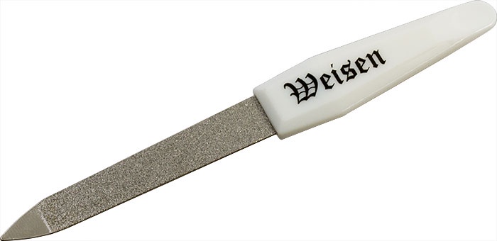 фото Пилка для ногтей металлическая с сапфировым напылением, 10,5 см., W NF1-4W Weisen