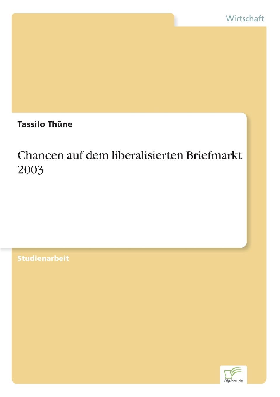 фото Chancen auf dem liberalisierten Briefmarkt 2003