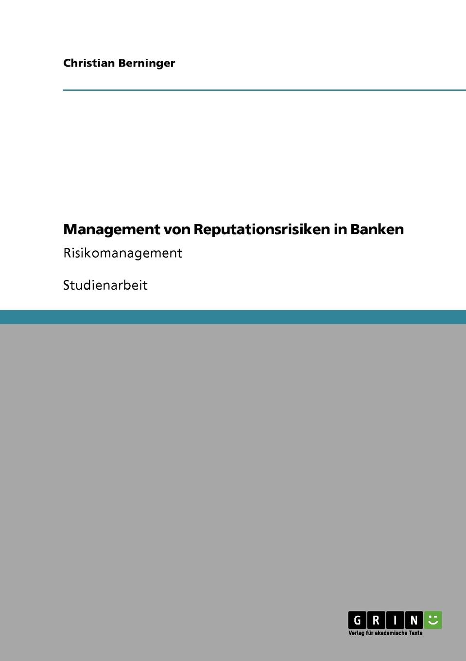 фото Management von Reputationsrisiken in Banken