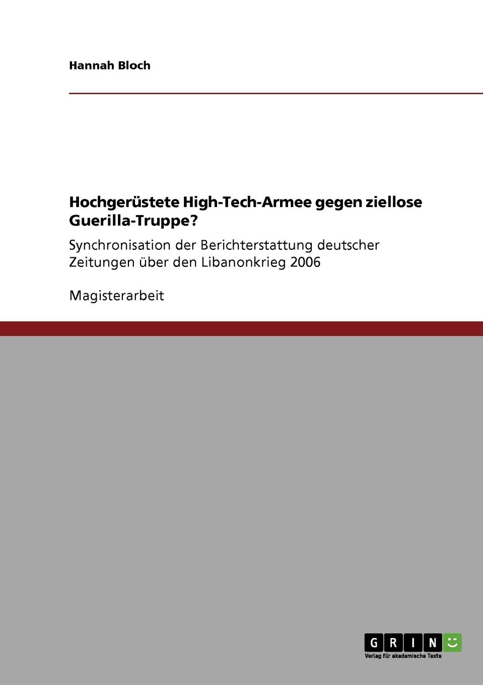 Hochgerustete High-Tech-Armee gegen ziellose Guerilla-Truppe.