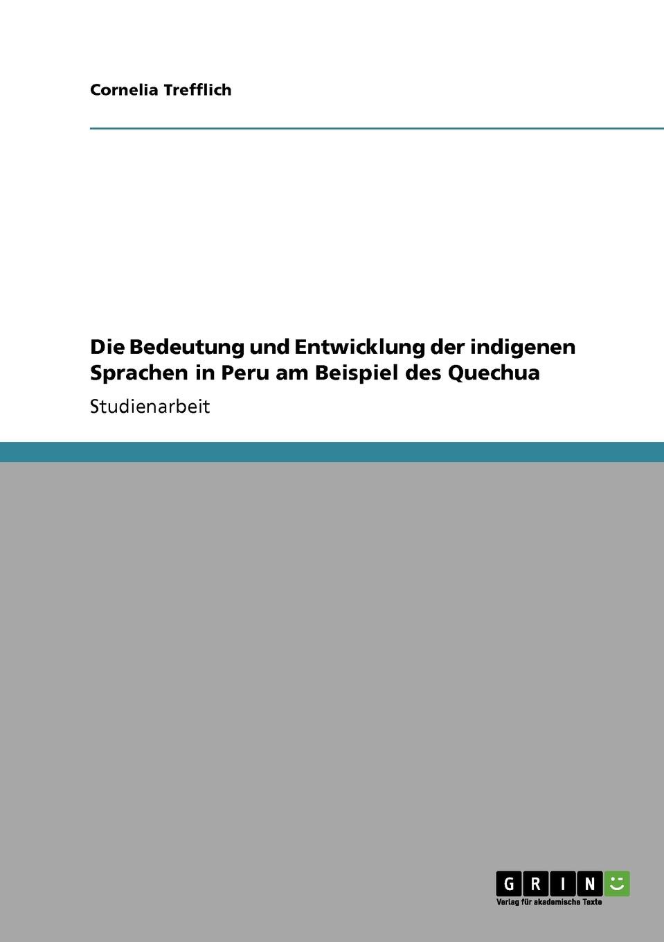 Die Bedeutung und Entwicklung der indigenen Sprachen in Peru am Beispiel des Quechua