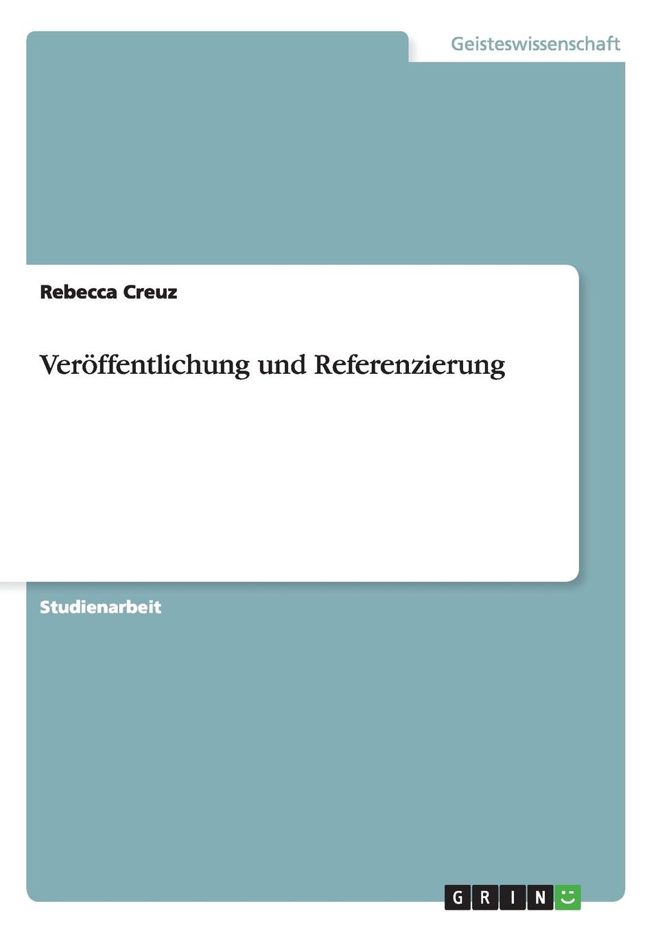 Veroffentlichung  und  Referenzierung