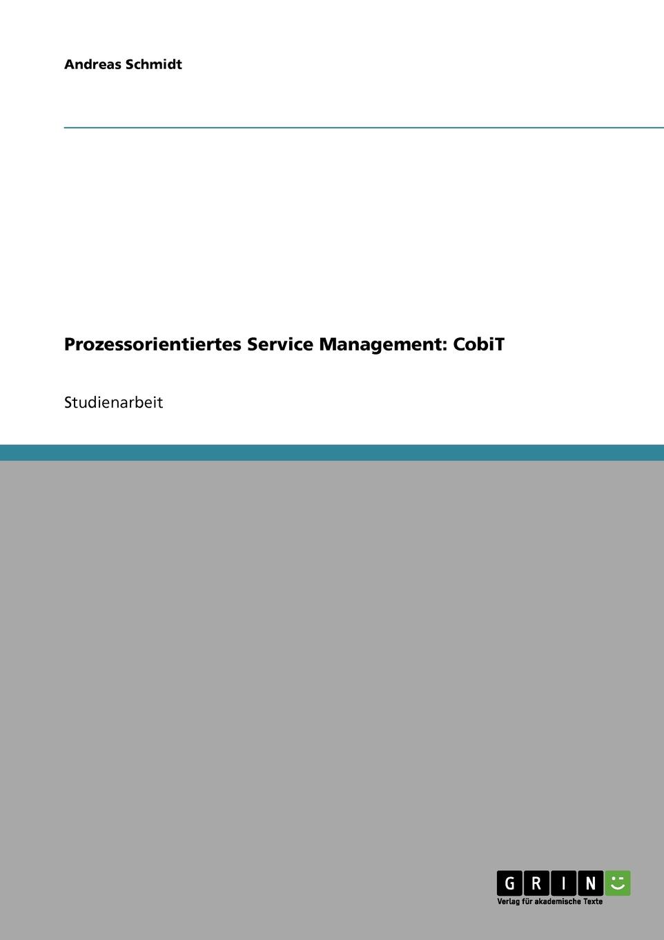 фото Prozessorientiertes Service Management. CobiT