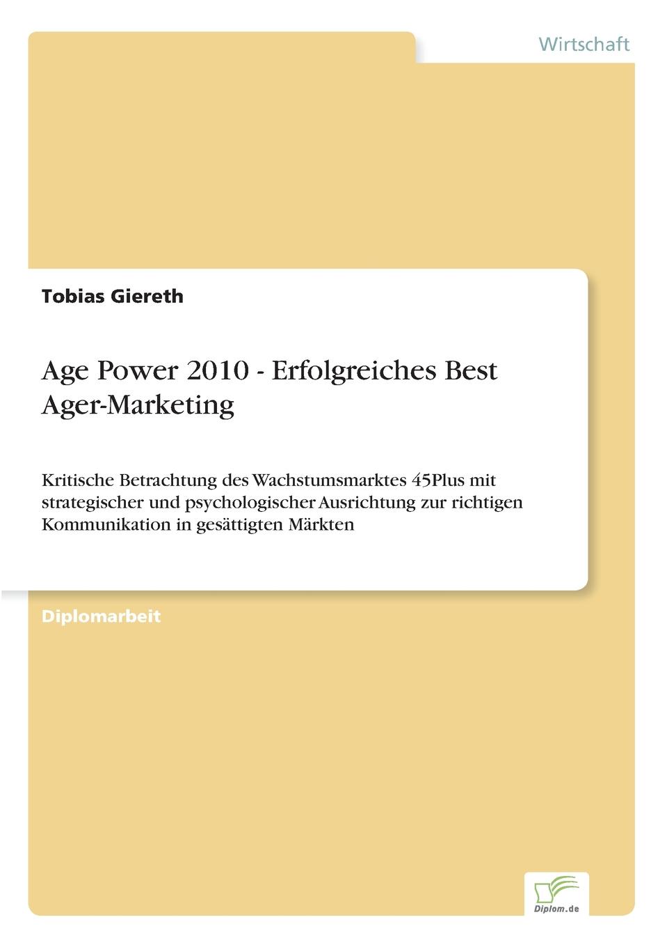 фото Age Power 2010 - Erfolgreiches Best Ager-Marketing