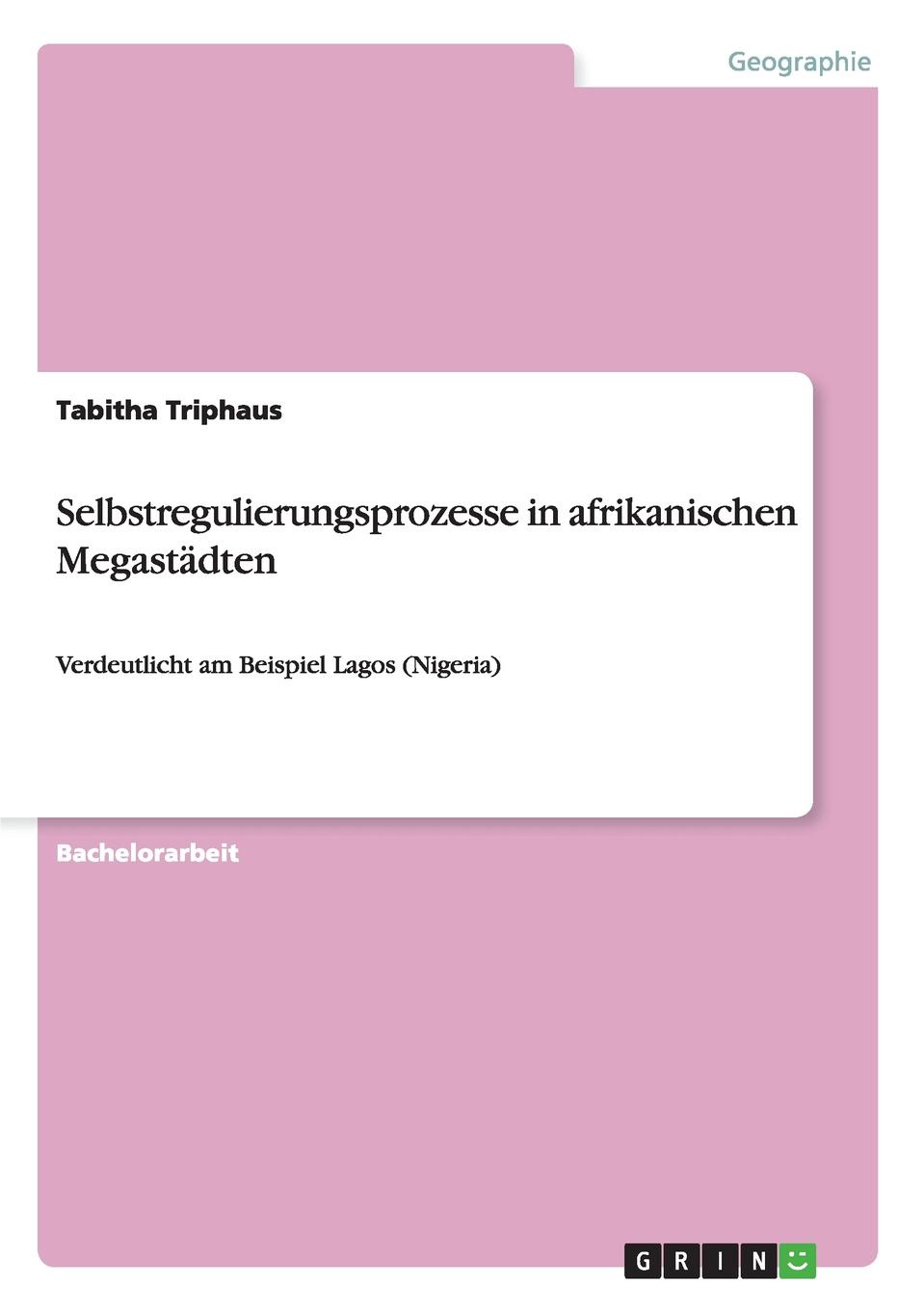 фото Selbstregulierungsprozesse in afrikanischen Megastadten